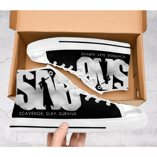 Sword Art Online Kirito Asuna SAO Shoes Custom High Top Sneakers for Adults, Kids, Men and Women | Anucustoms