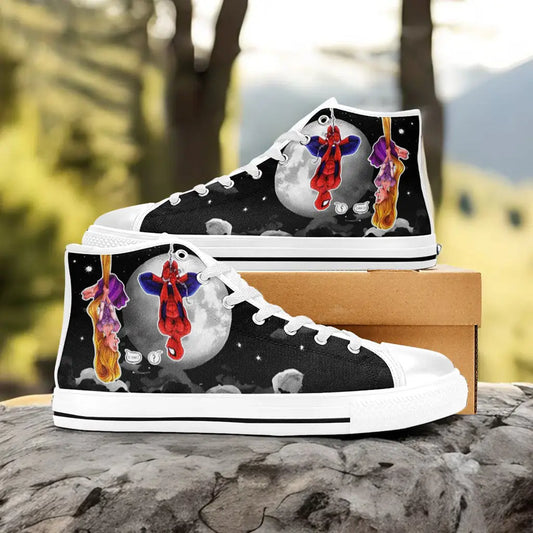 Tangled Princess Rapunzel Custom High Top Sneakers Shoes