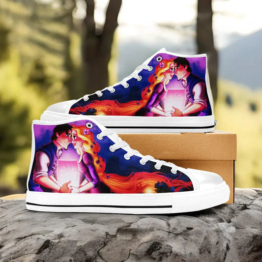 Tangled Princess Rapunzel Custom High Top Sneakers Shoes
