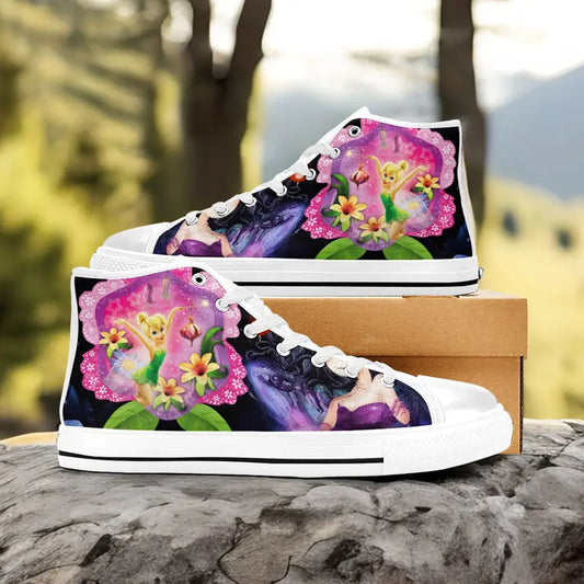 Tinkerbell Tinker Bell Fairies Custom High Top Sneakers Shoes