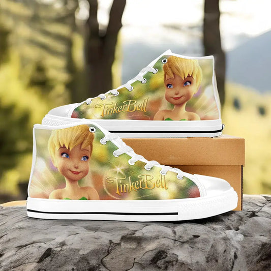 Tinkerbell Tinker Bell Fairies Custom High Top Sneakers Shoes