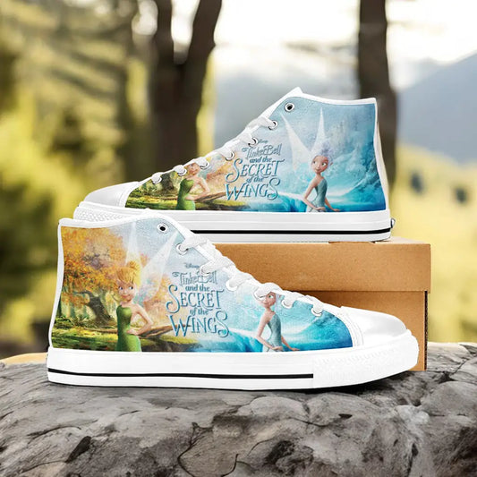 Tinkerbell Tinker Bell Secret of the Wings Custom High Top Sneakers Shoes