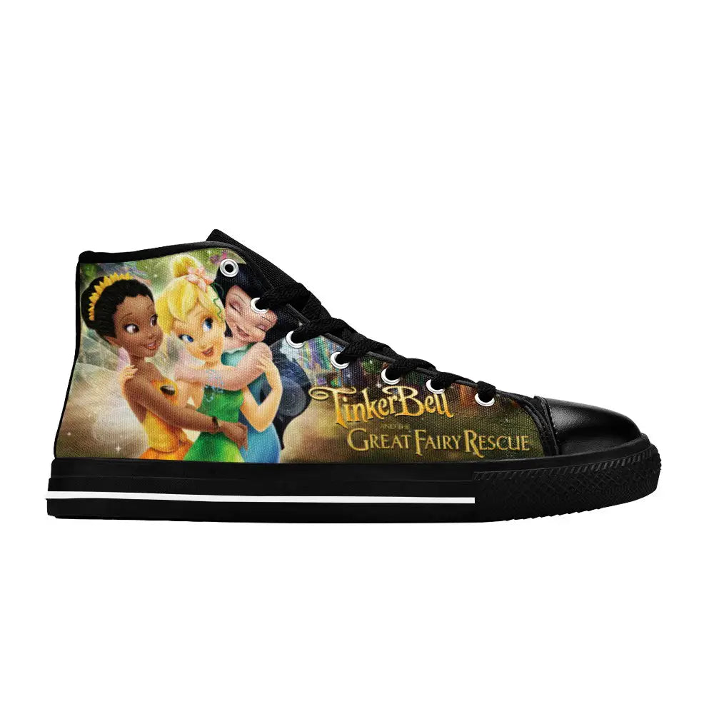 Tinkerbell Tinker Bell Custom High Top Sneakers Shoes
