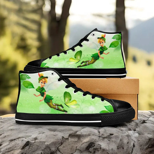 Tinkerbell Tinker Bell Custom High Top Sneakers Shoes