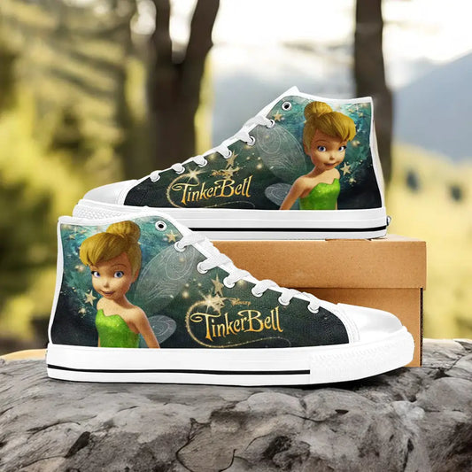 Tinkerbell Tinker Bell Custom High Top Sneakers Shoes