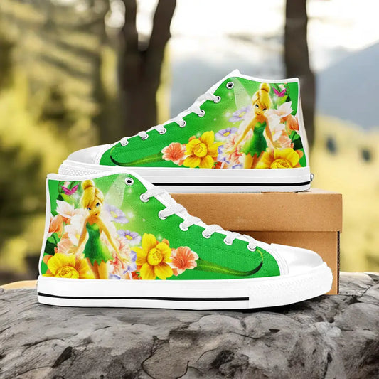Tinkerbell Tinker Bell Custom High Top Sneakers Shoes