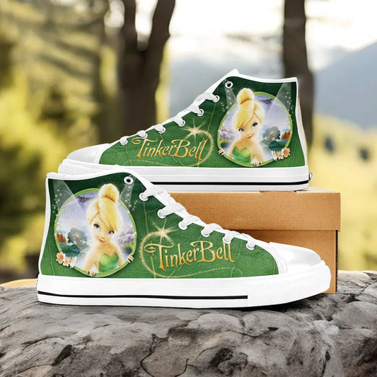Tinkerbell Tinker Bell Custom High Top Sneakers Shoes