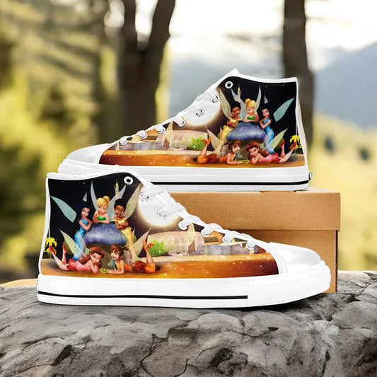 Tinkerbell Tinker Bell Custom High Top Sneakers Shoes