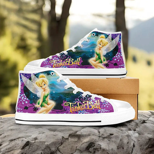 Tinkerbell Tinker Bell Custom High Top Sneakers Shoes