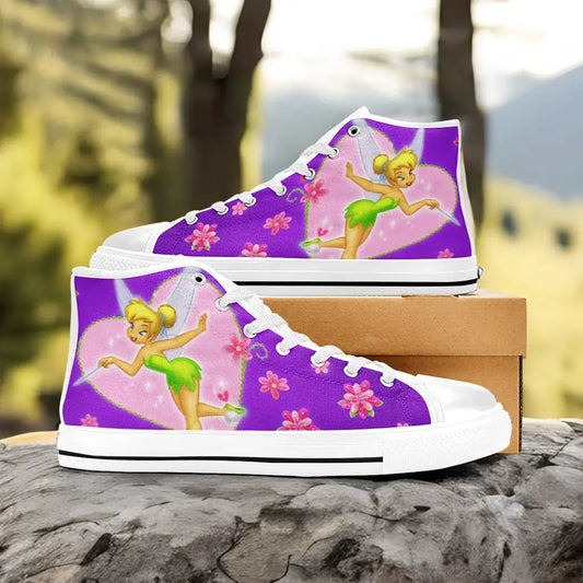 Tinkerbell Tinker Bell Custom High Top Sneakers Shoes