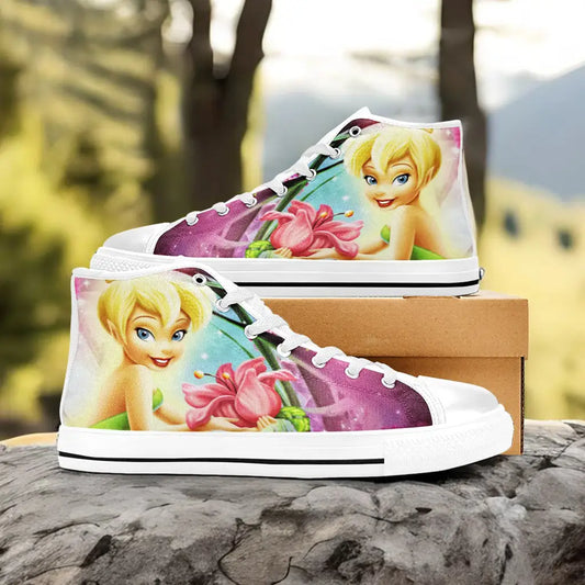 Tinkerbell Tinker Bell Custom High Top Sneakers Shoes