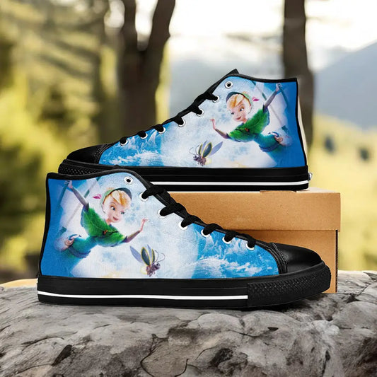 Tinkerbell Tinker Bell The Lost Treasure Custom High Top Sneakers Shoes