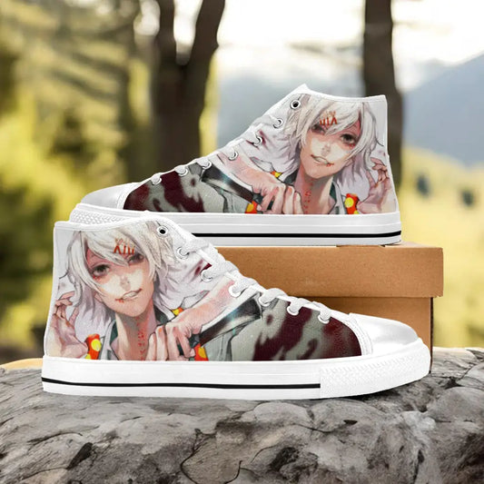 Tokyo Ghoul Juuzou Suzuya Custom High Top Sneakers Shoes