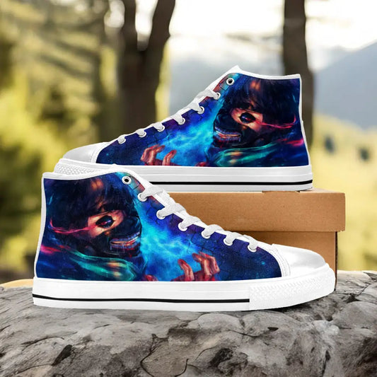 Tokyo Ghoul Ken Kaneki Custom High Top Sneakers Shoes