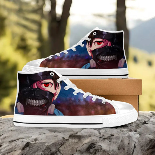 Tokyo Ghoul Ken Kaneki Custom High Top Sneakers Shoes