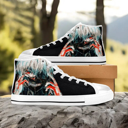 Tokyo Ghoul Ken Kaneki Custom High Top Sneakers Shoes