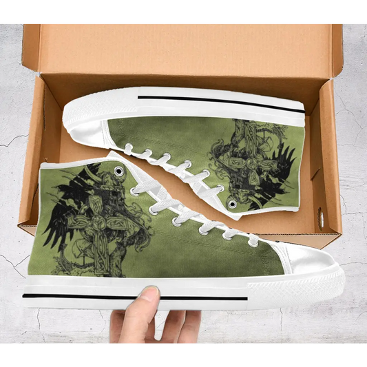 Viking Pride Nordic Mythology Custom High Top Sneakers Shoes