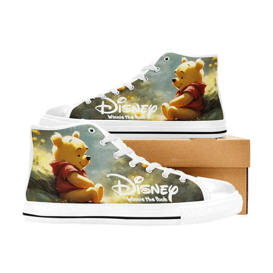 Winnie the pooh Custom High Top Sneakers Shoes
