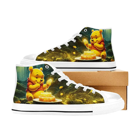 Winnie the pooh Custom High Top Sneakers Shoes