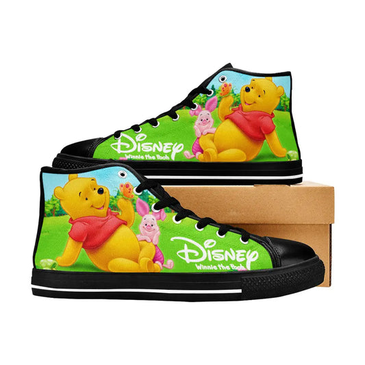 Winnie the pooh piglet Custom High Top Sneakers Shoes