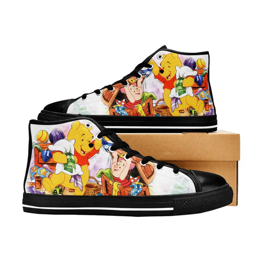 Winnie the pooh Piglet Custom High Top Sneakers Shoes