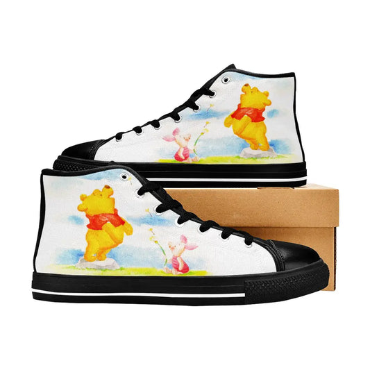 Winnie the pooh piglet Custom High Top Sneakers Shoes
