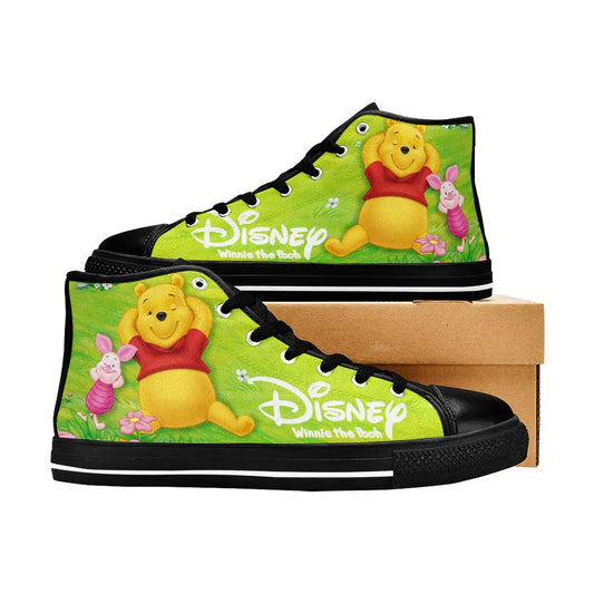 Winnie the pooh piglet Custom High Top Sneakers Shoes