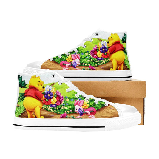 Winnie the pooh piglet Custom High Top Sneakers Shoes