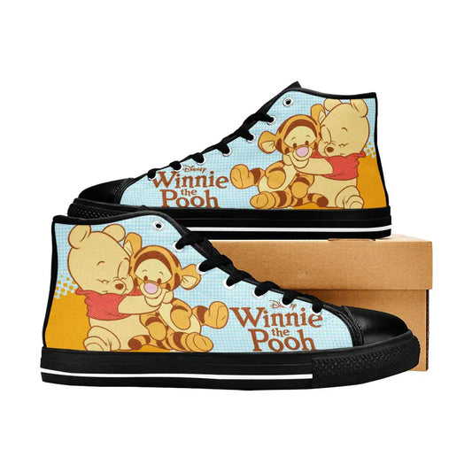 Winnie the pooh Tiger Custom High Top Sneakers Shoes