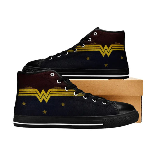 Wonder Woman Custom High Top Sneakers Shoes