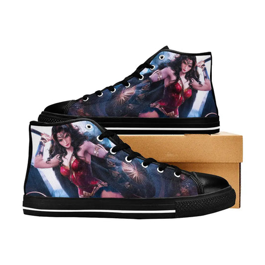 Wonder Woman Custom High Top Sneakers Shoes