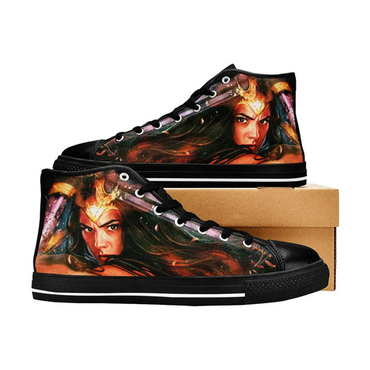 Wonder Woman Custom High Top Sneakers Shoes