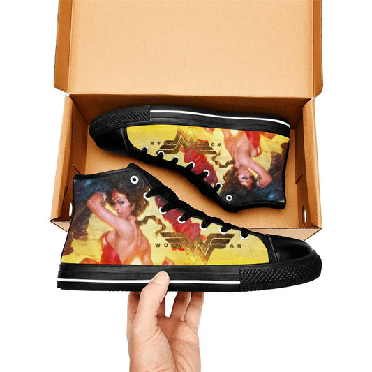 Wonder Woman Custom High Top Sneakers Shoes