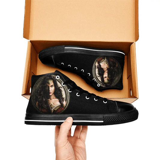 Wonder Woman Custom High Top Sneakers Shoes