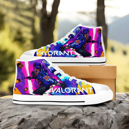 Yoru Valorant Custom High Top Sneakers Shoes