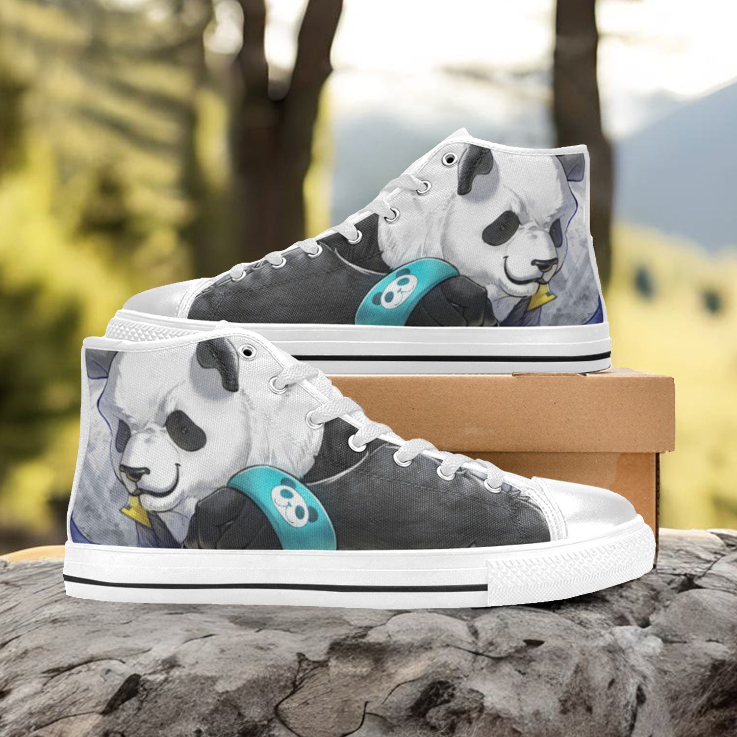 Jujutsu Kaisen Panda Custom High Top Sneakers Shoes