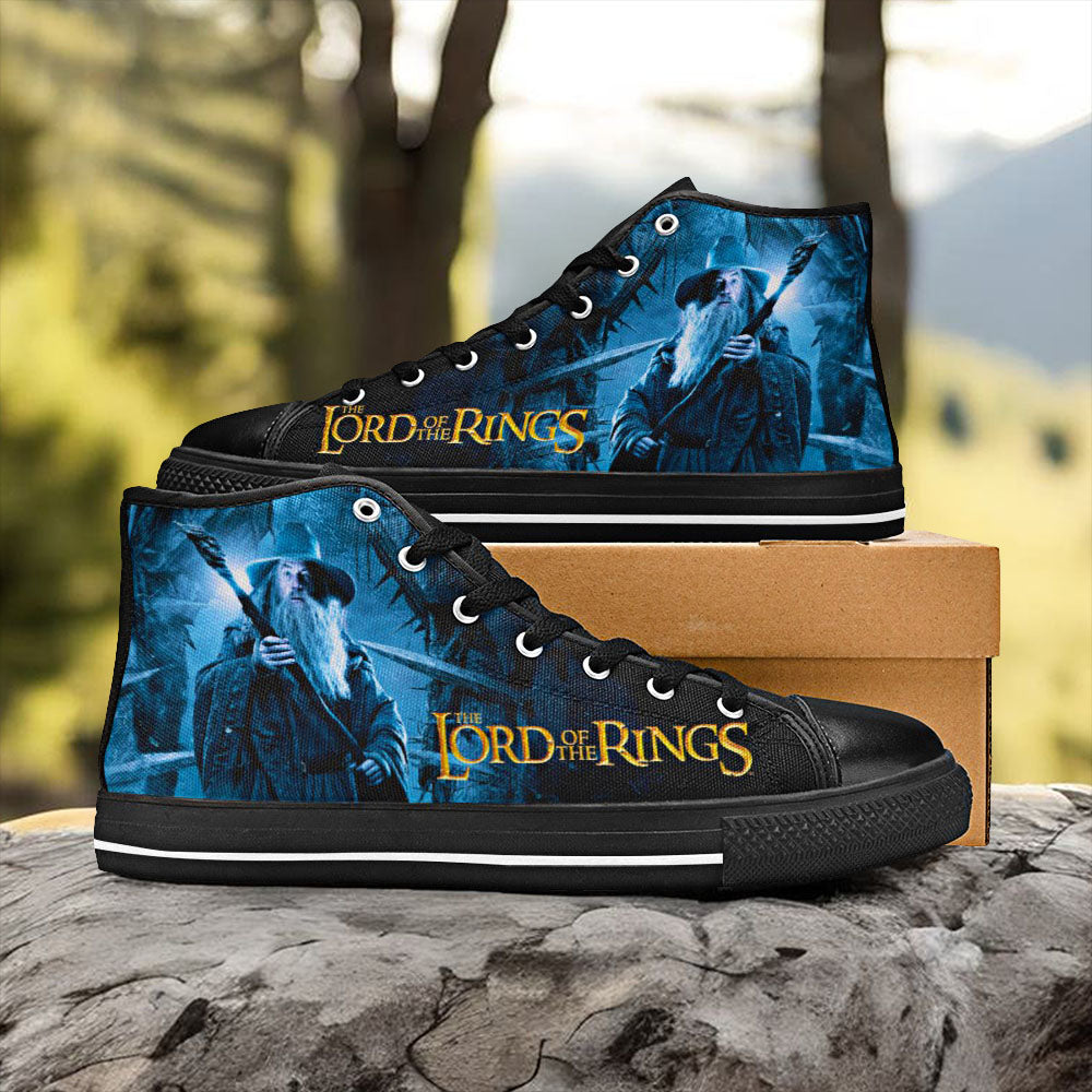 Gandalf Lord of The Rings Custom High Top Sneakers Shoes