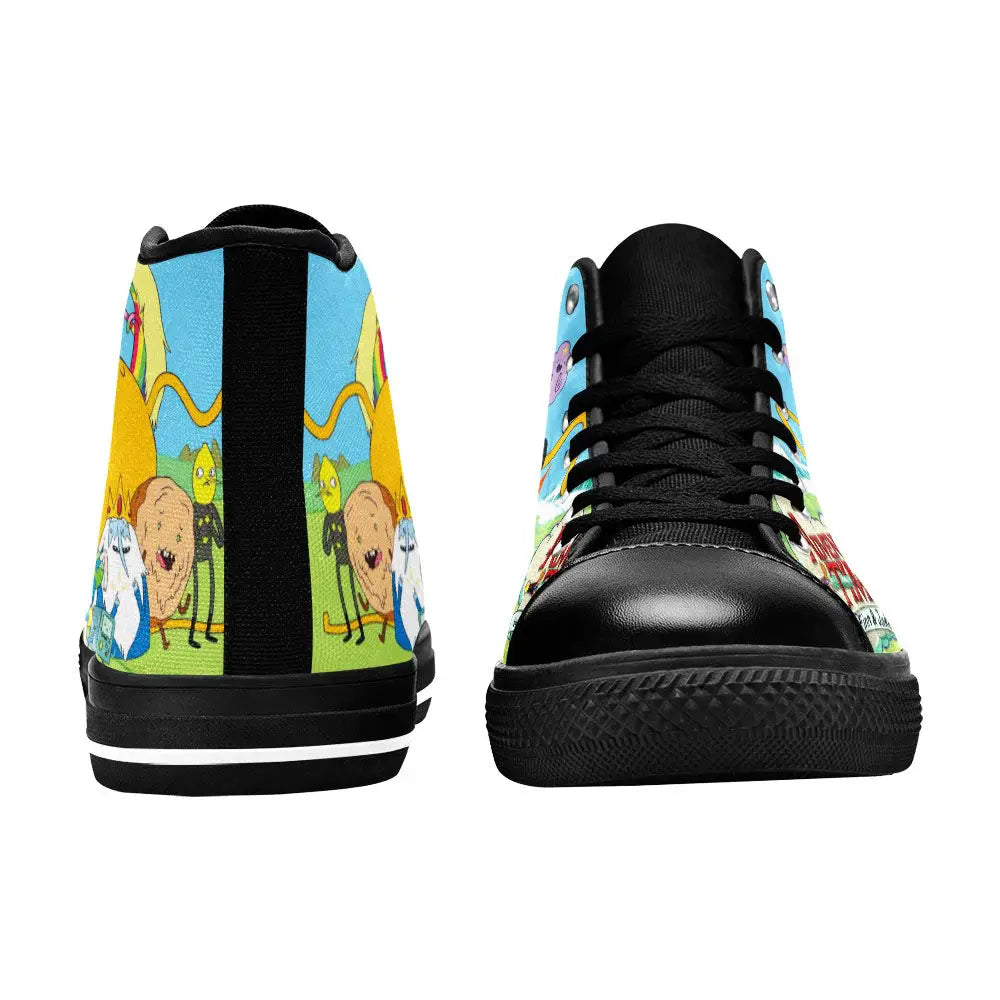 Adventure Time Finn and Jake Custom High Top Sneakers Shoes