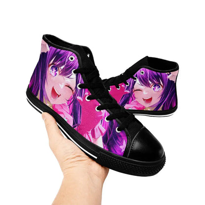 Ai Hoshino Oshi no Ko Custom High Top Sneakers Shoes