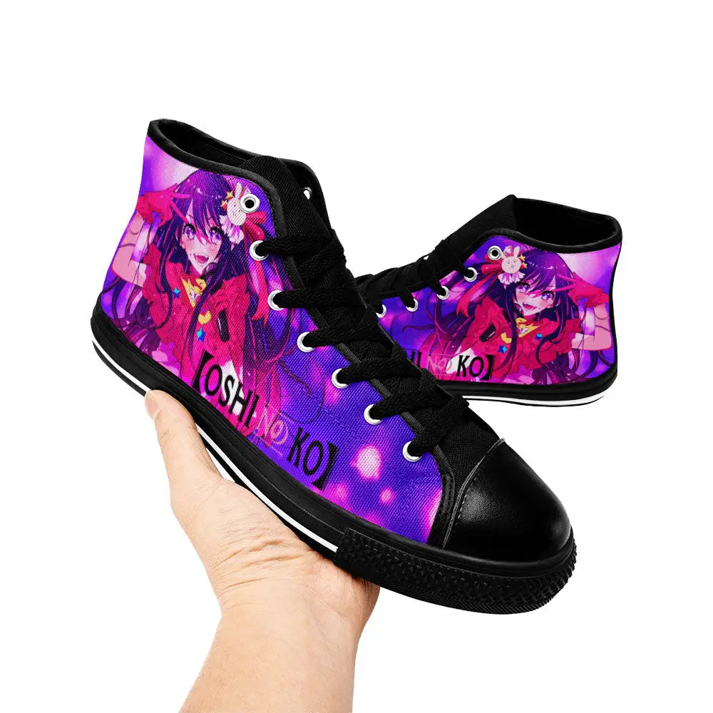 Ai Hoshino Oshi no Ko Custom High Top Sneakers Shoes