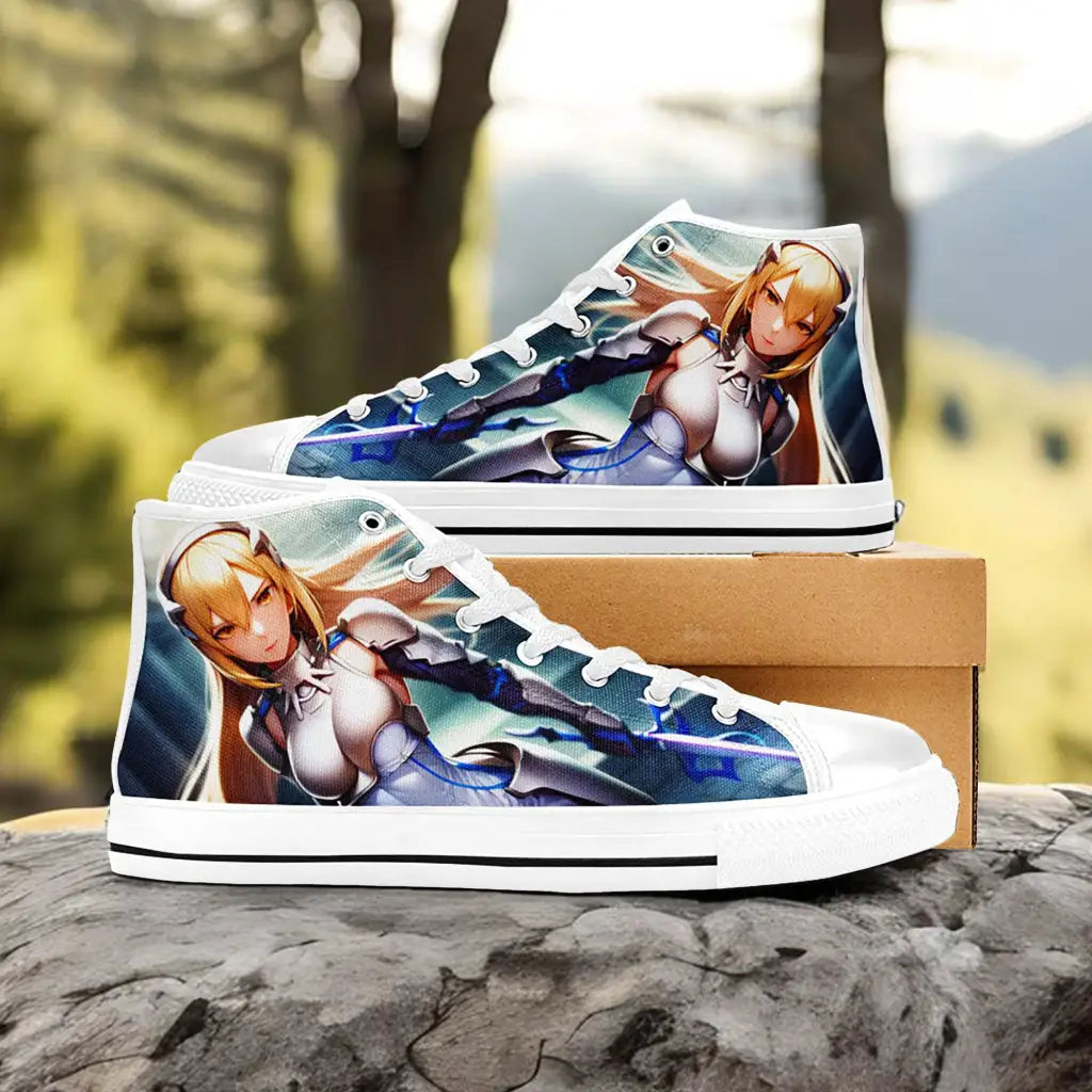 Ais Wallenstein DanMachi Custom High Top Sneakers Shoes