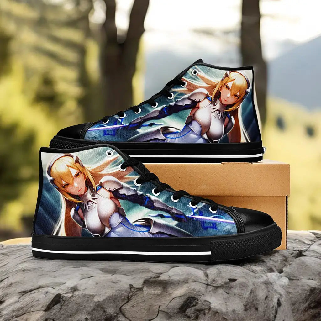 Ais Wallenstein DanMachi Custom High Top Sneakers Shoes