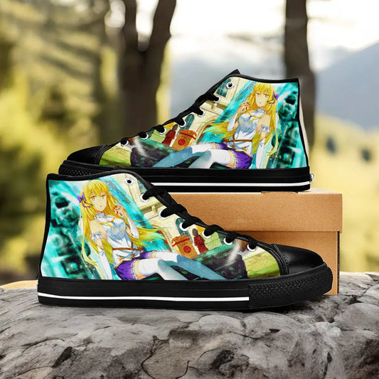 Ais Wallenstein DanMachi Custom High Top Sneakers Shoes