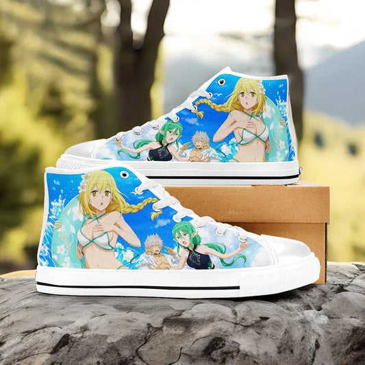 Ais Wallenstein DanMachi Custom High Top Sneakers Shoes