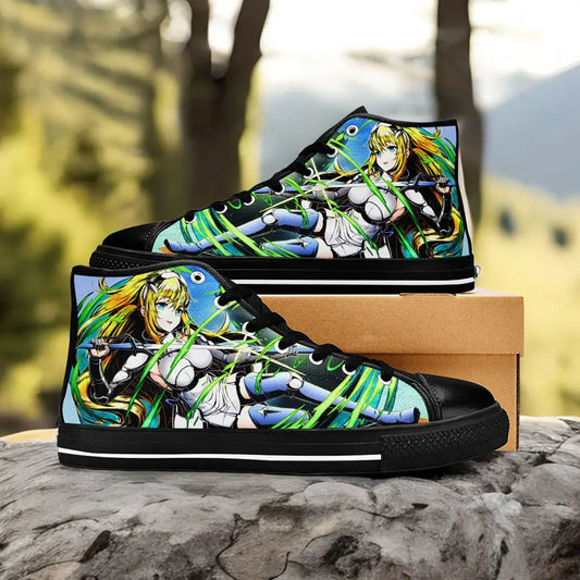 Ais Wallenstein DanMachi Custom High Top Sneakers Shoes