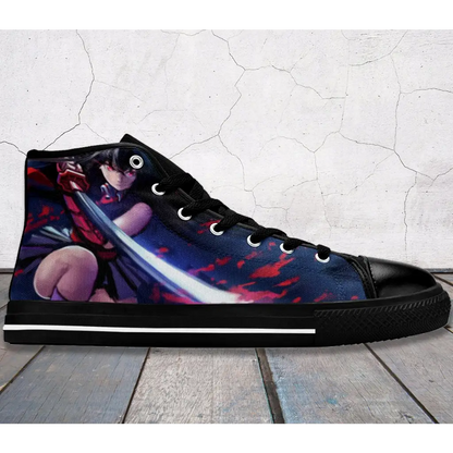 Anime Manga Akame Ga Kill Custom High Top Sneakers Shoes