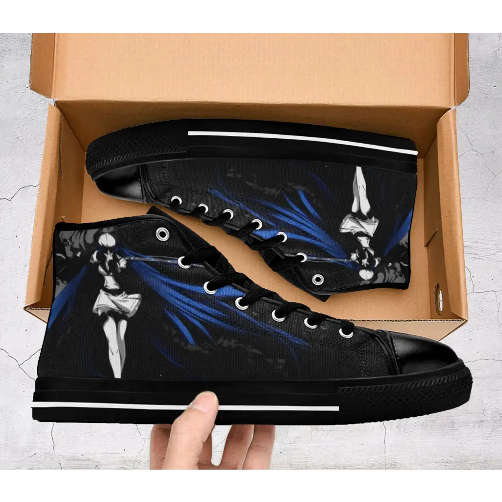 Anime Manga Akame Ga Kill Esdeath Custom High Top Sneakers Shoes