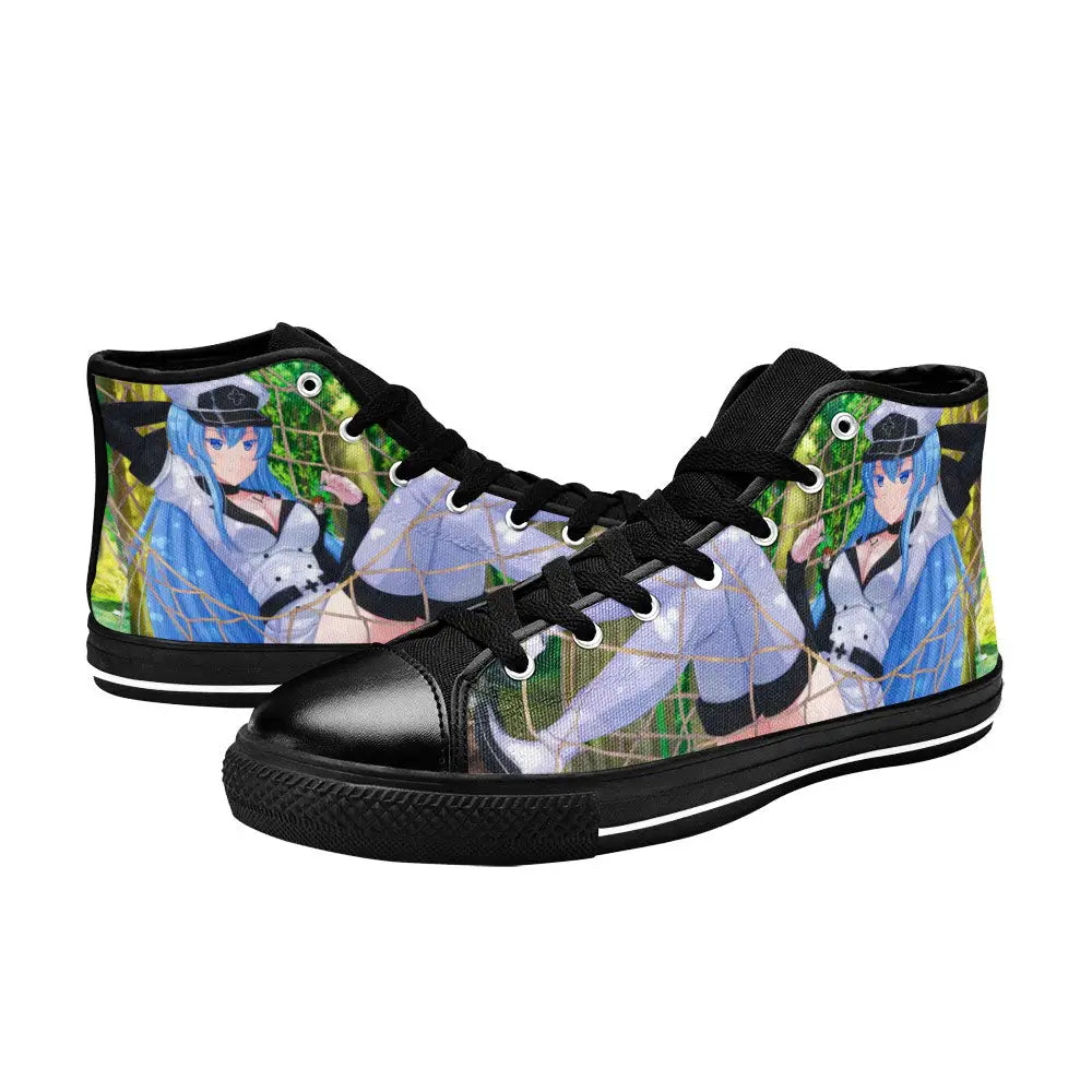 Akame ga Kill Esdeath Custom High Top Sneakers Shoes