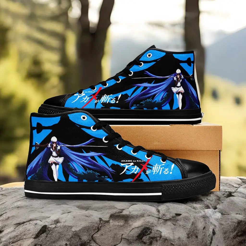 Akame ga Kill Esdeath Custom High Top Sneakers Shoes