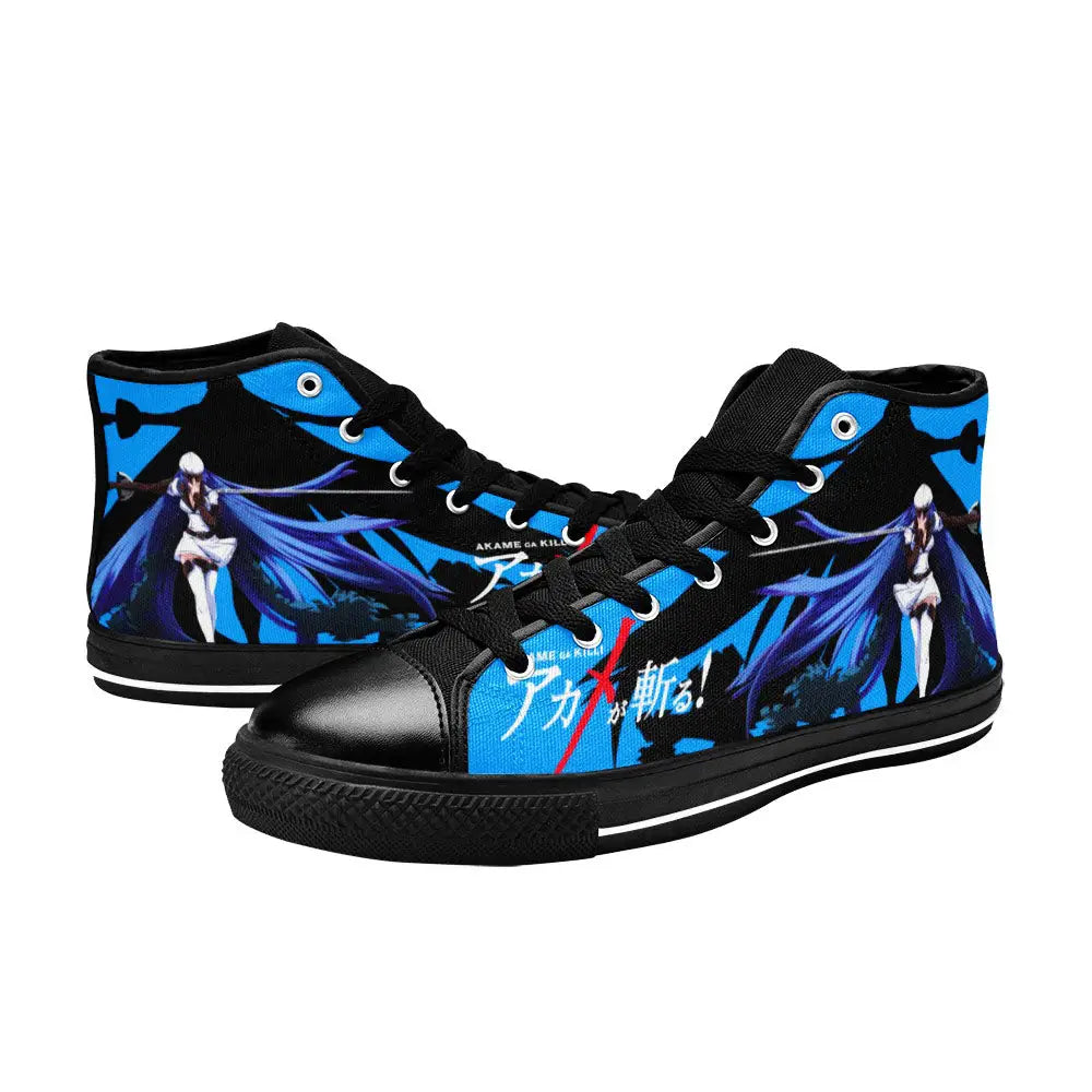 Akame ga Kill Esdeath Custom High Top Sneakers Shoes